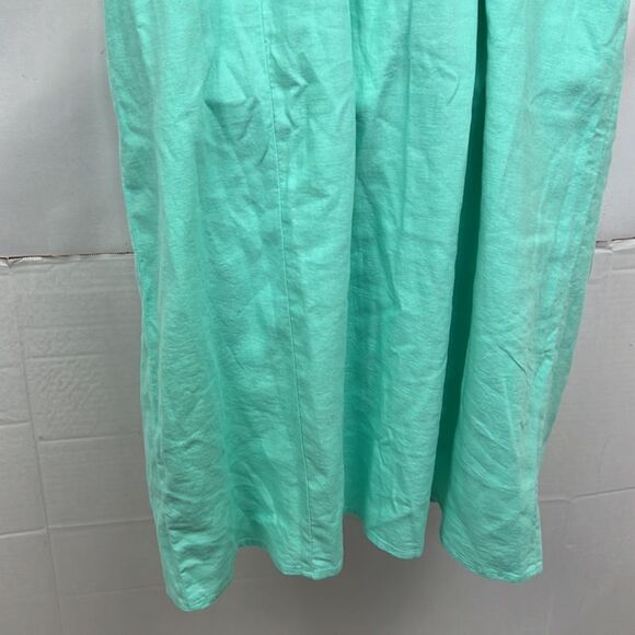 J.Crew Factory Linen Blend Slip Midi dress in sun washed mint NWT size 2 - Picture 9 of 14